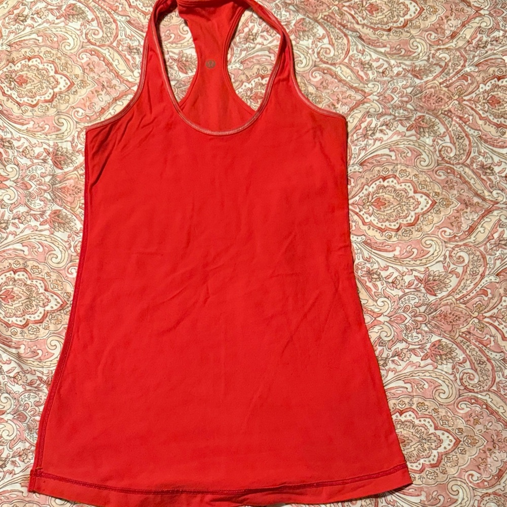 Lululemon Athletica Vibrant Red Tank Top